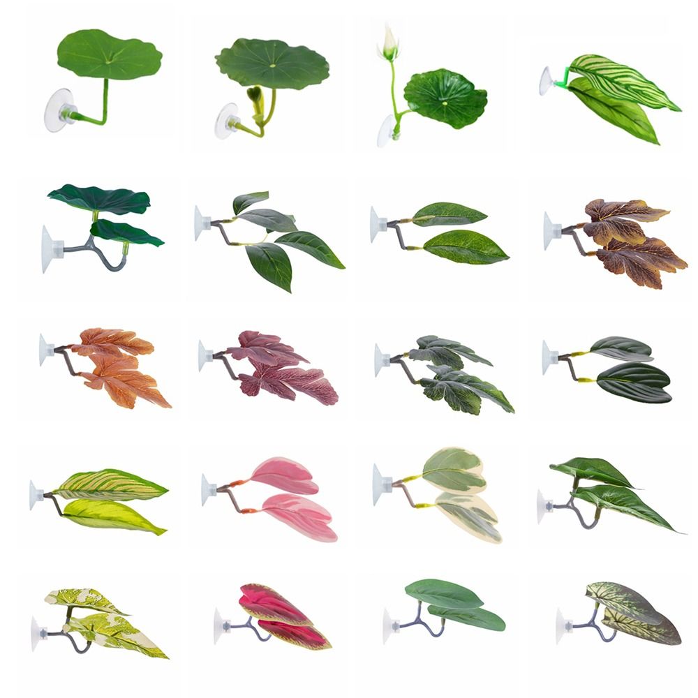 Aquarium Plant Growth - Plastik Betta Balığı Dinlenme Yaprağı Simüle