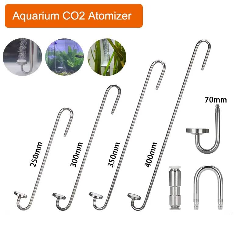 Aquarium Plant Growth - CO2 Nebulizatör CO2 Difüzör Akvaryum Paslanmaz