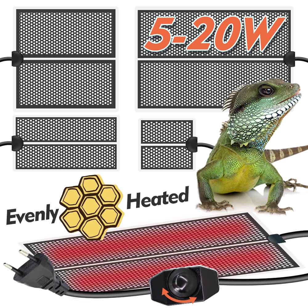 Planted Aquarium Heater - 5-20W Sürüngen Isı Mat Bitkiler Isıtma