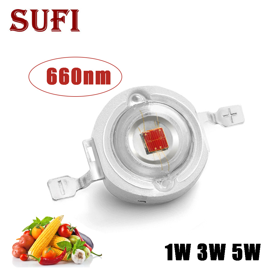 Aquarium Plant Red - 10-50 adet koyu kırmızı 660nm LED