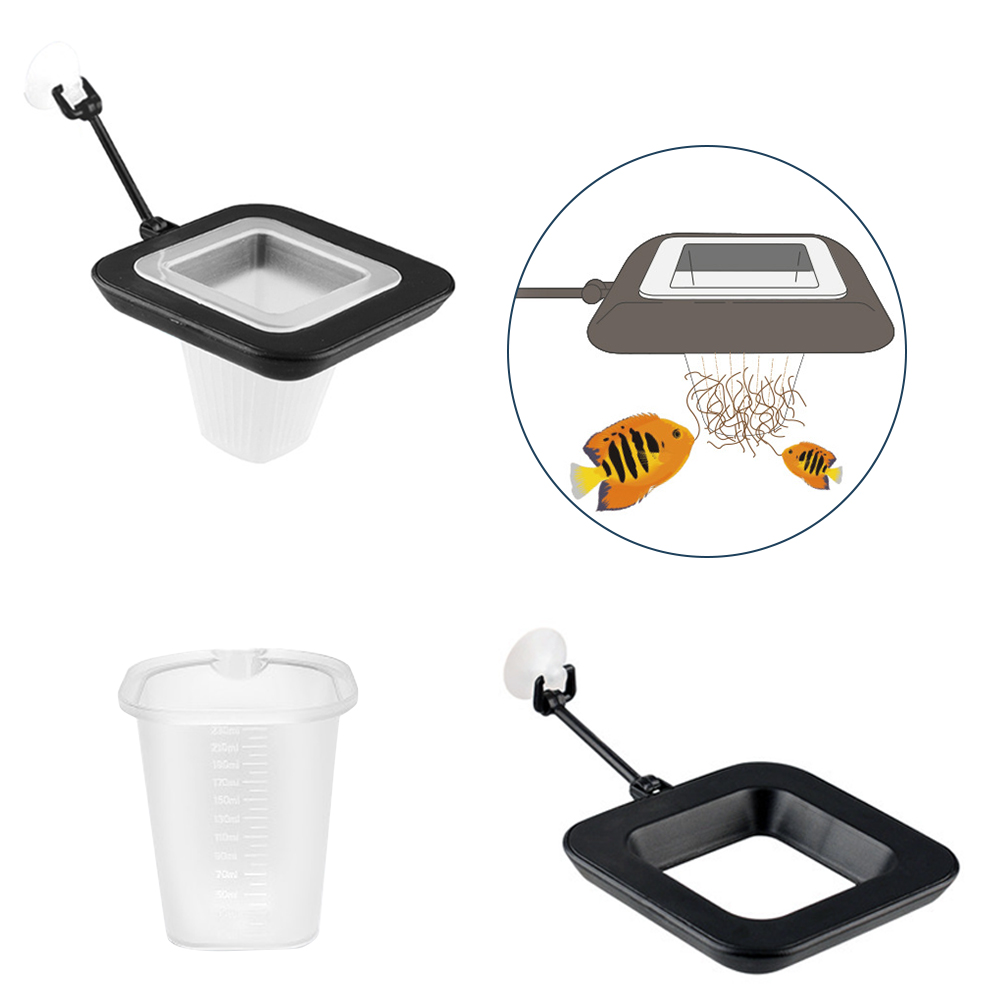Aquarium Plant Red - Balık Tankı Besleyici Kırmızı Solucan Fincan