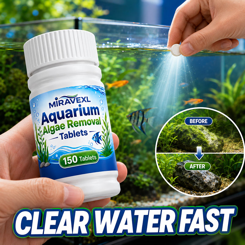 Aquarium Plant Nursery - MIRAVEXL 150 Akvaryum Yosun Giderici Tabletler,