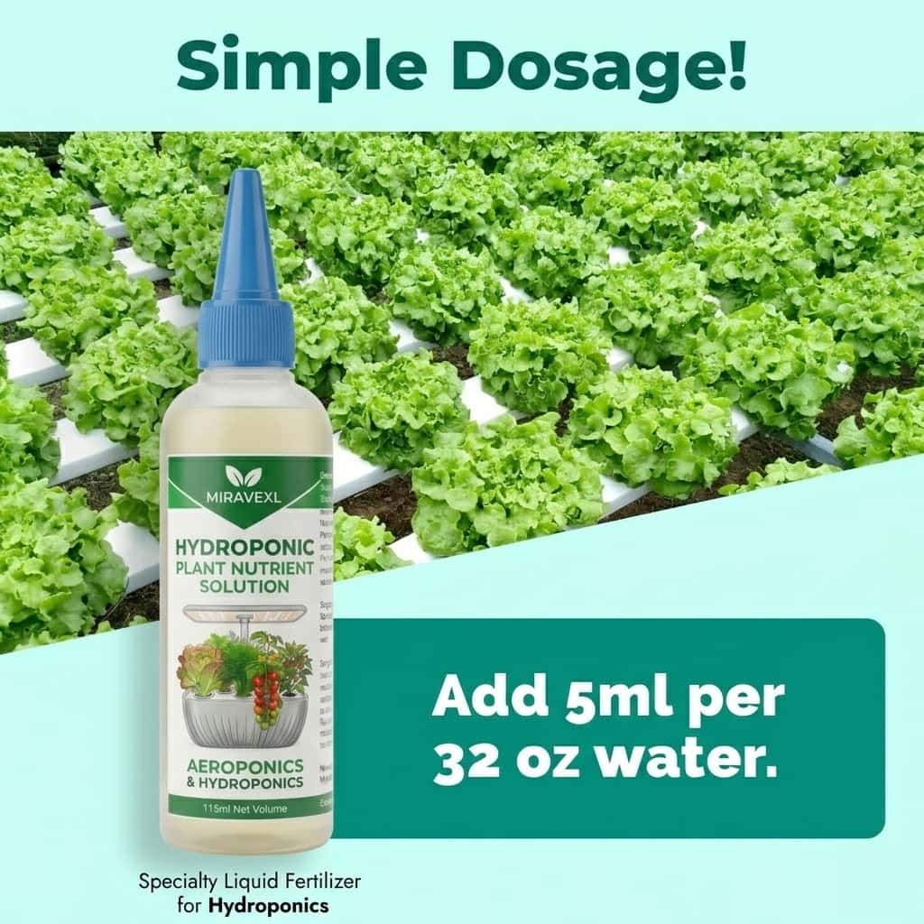 Liquid Fertilizer All In - MIRAVEXL Hidroponik Sıvı Gübre Bitki Besinleri