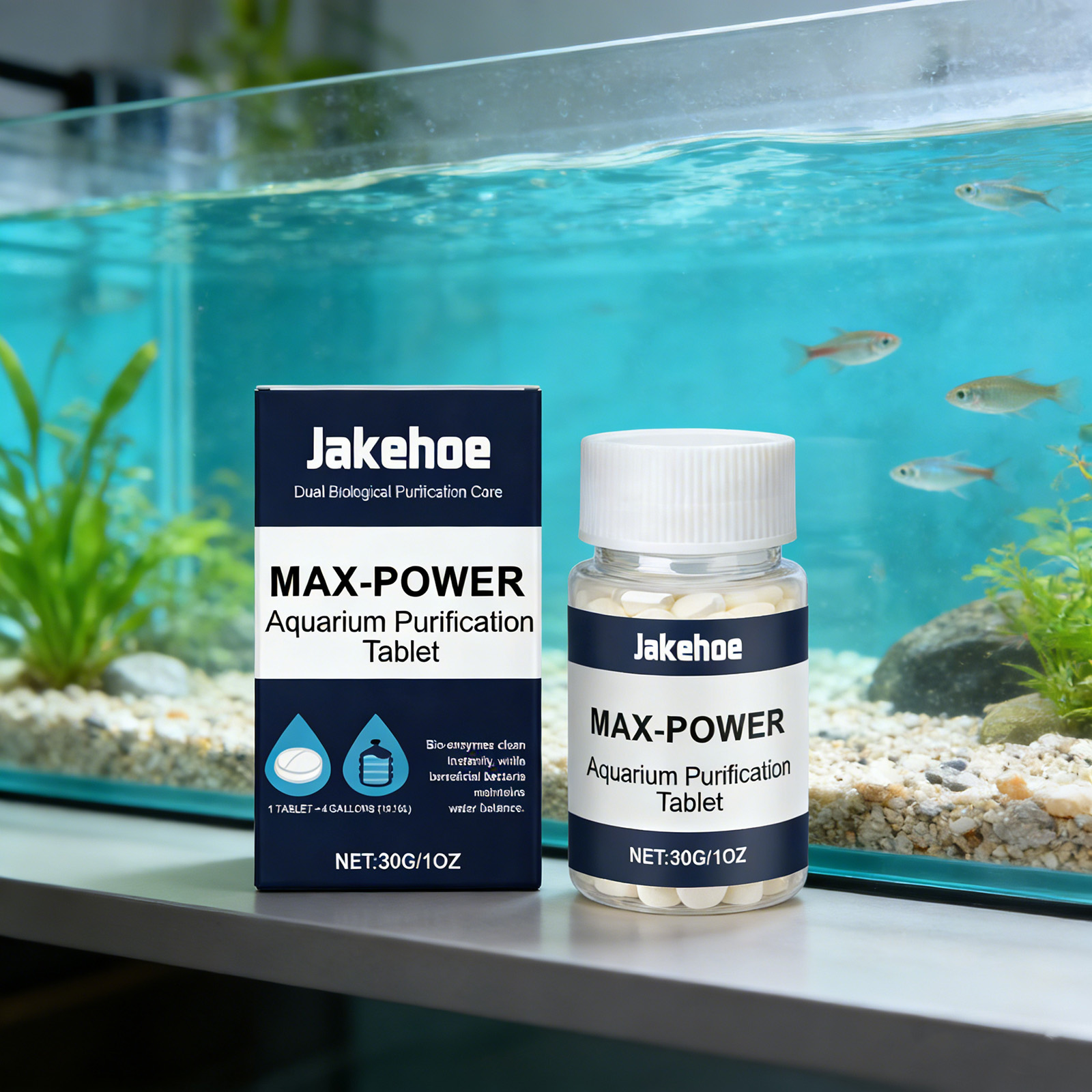 Planted Aquarium Algae Control - Akvaryum için Alg Giderici Tabletler Bulutlu