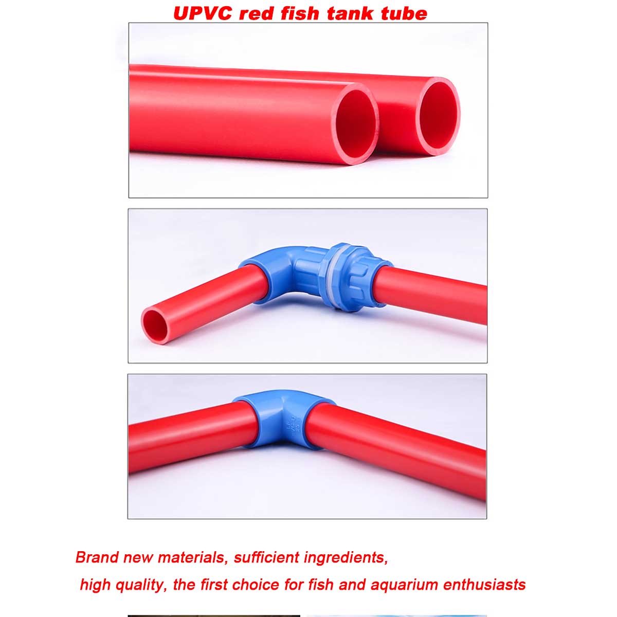 20 ~ 50mm UPVC Tüp akvaryum ba - Aquarium Plant Red incelemesi ve fiyatı