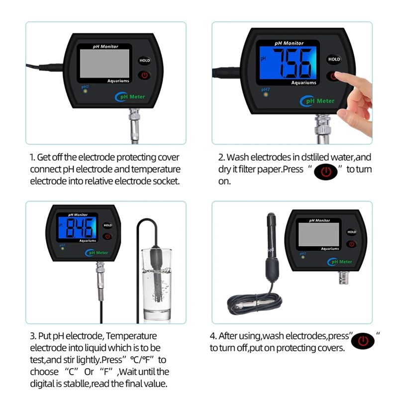 M12K-PH Metre Çevrimiçi PH Mon - Aquarium Plant Lab incelemesi ve fiyatı