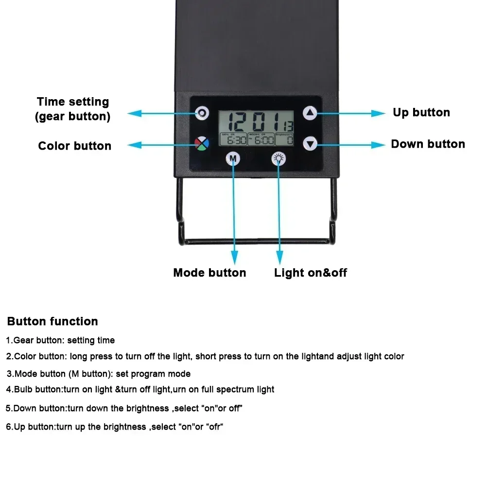 IP68 su geçirmez akvaryum LED  - Aquarium Plant Growth incelemesi ve fiyatı