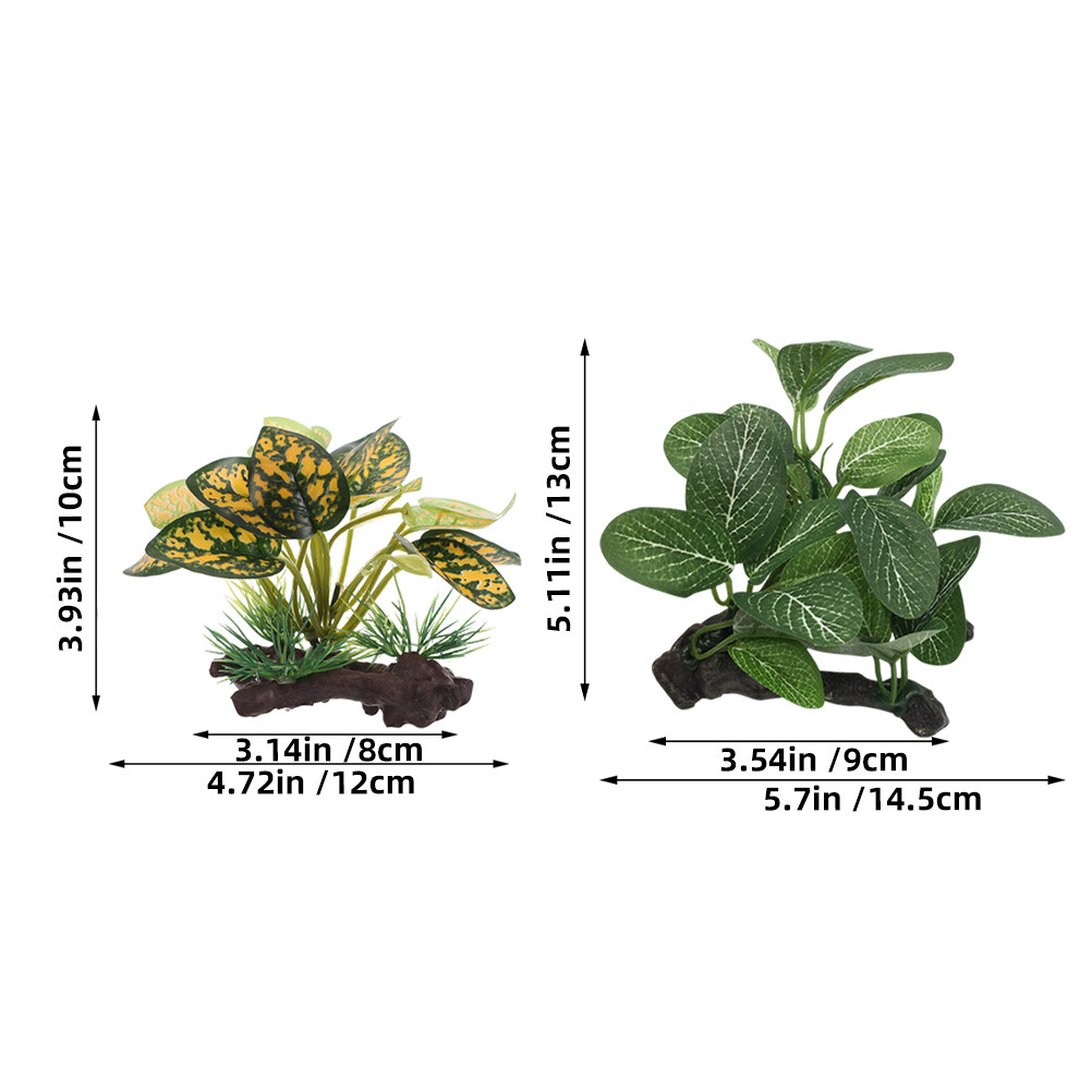 2 adet gerçekçi yapay akvaryum - Planted Aquarium For Goldfish incelemesi ve fiyatı
