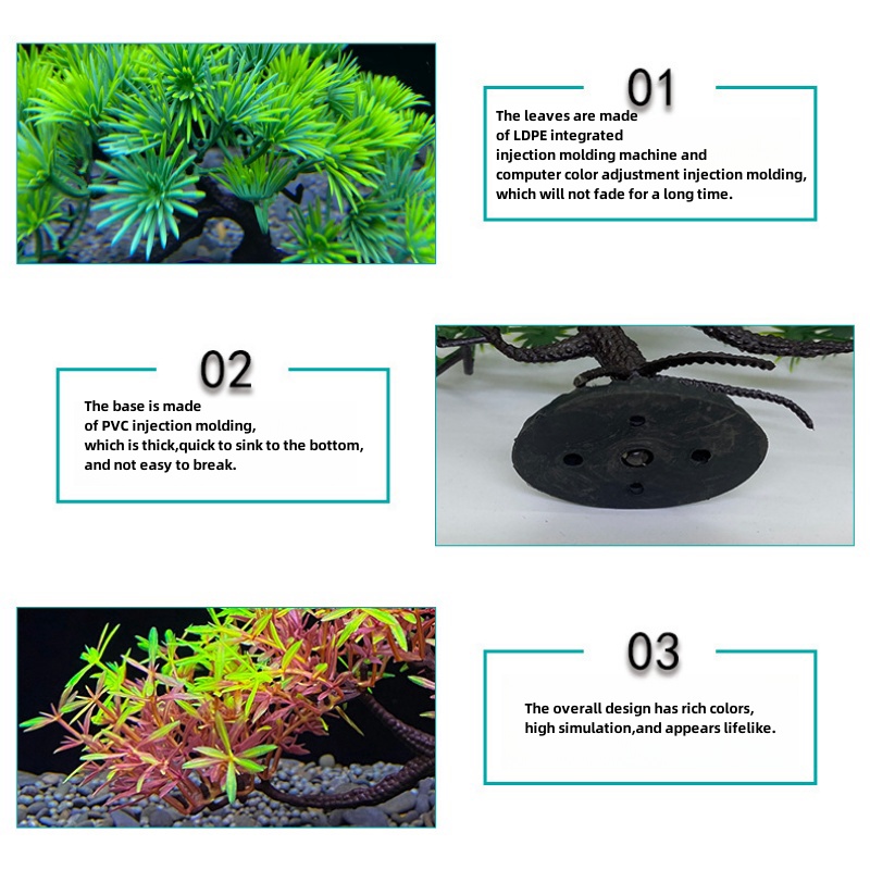 Akvaryum bonsai ağacı, bitki,  - Planted Aquarium For Goldfish incelemesi ve fiyatı