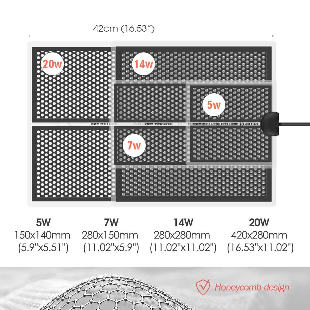 5/7/14/20W Sürüngen Isı Mat Bi - Planted Aquarium Heater incelemesi ve fiyatı