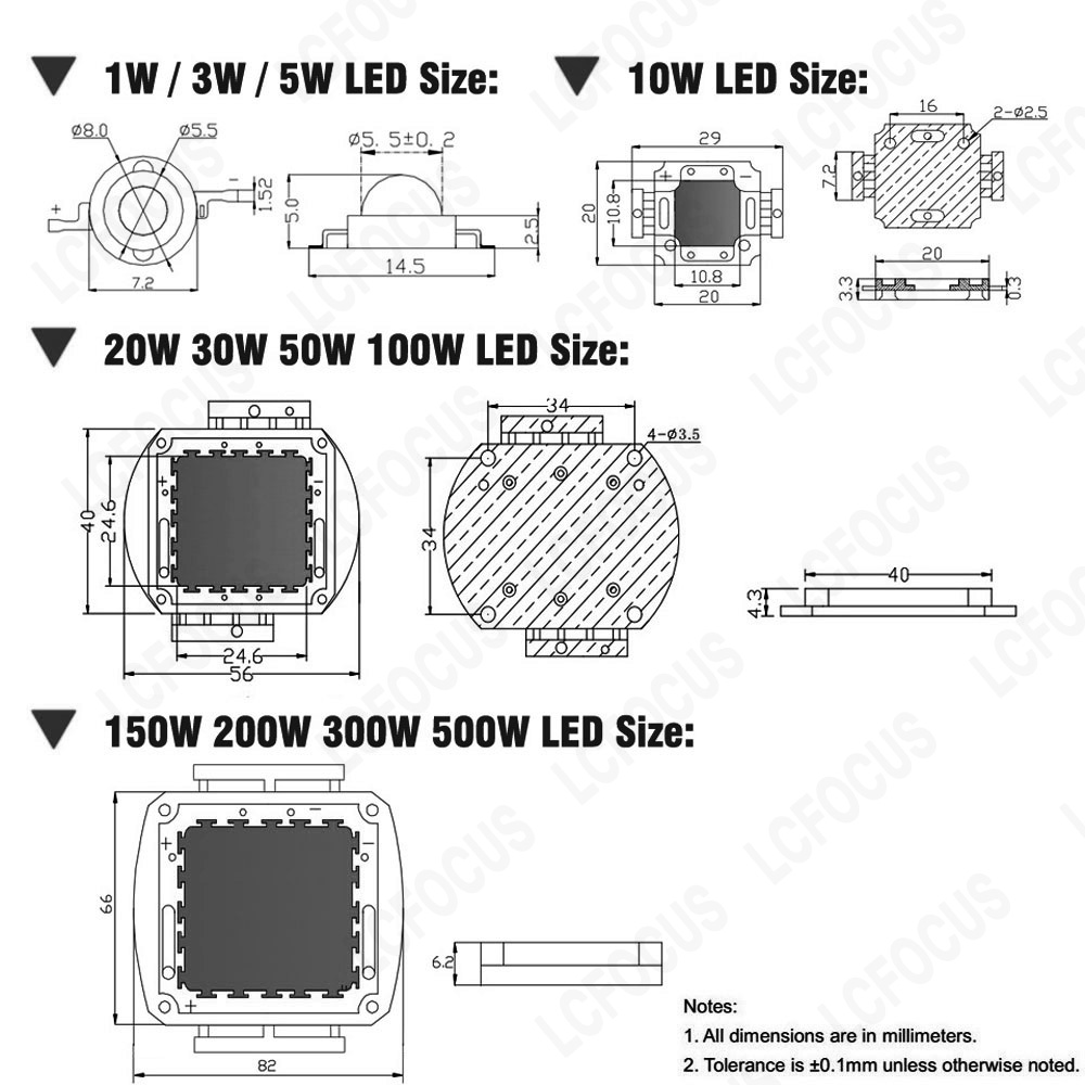 1W 3W 5W 10W 20W 30W 50W 100W  - Aquarium Plant Red incelemesi ve fiyatı