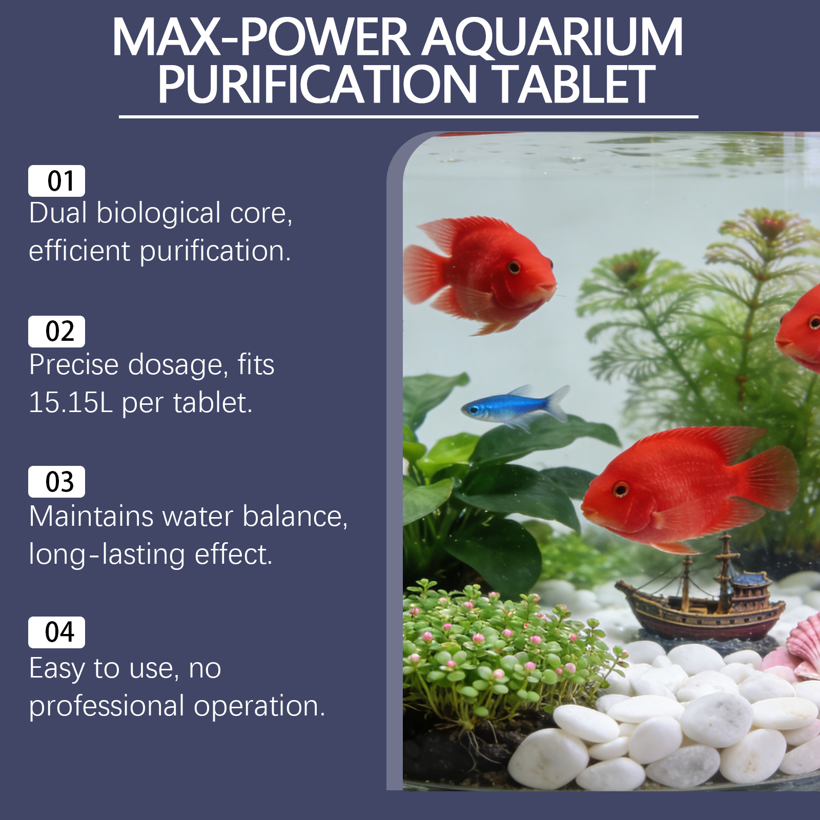 Akvaryum için Alg Giderici Tab - Planted Aquarium Algae Control incelemesi ve fiyatı